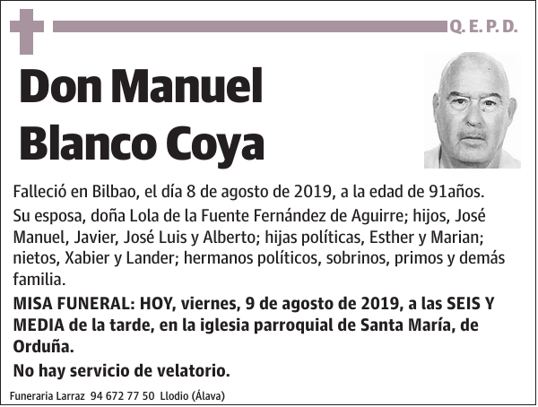 Manuel Blanco Coya