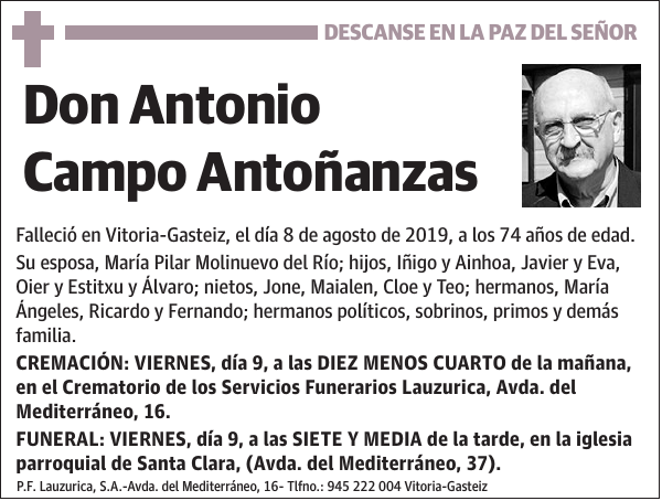 Antonio Campo Antoñanzas