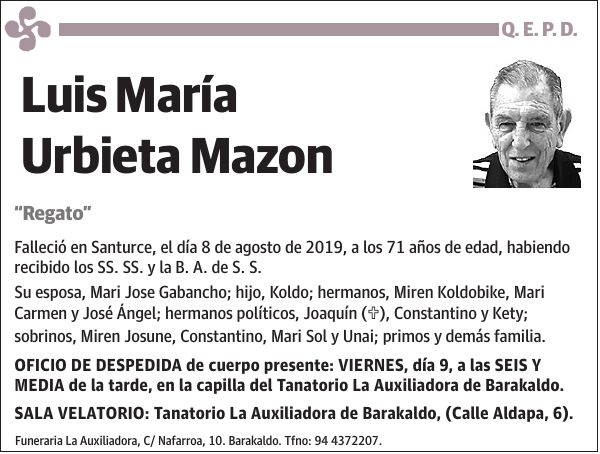 Luis María Urbieta Mazon