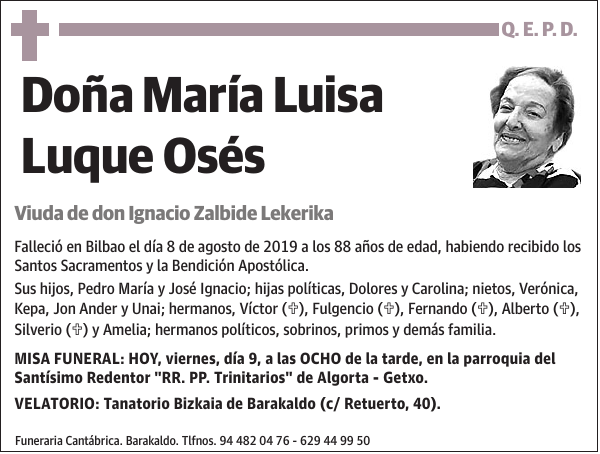 María Luisa Luque Osés