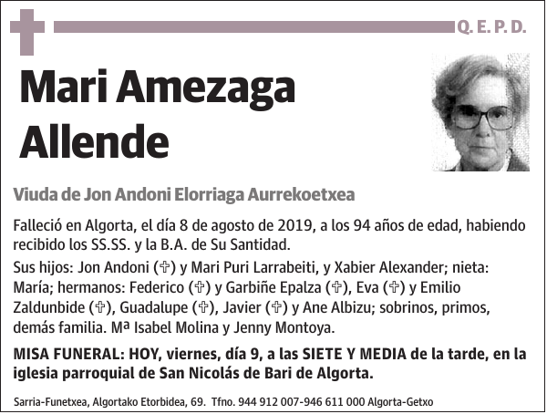 Mari Amezaga Allende