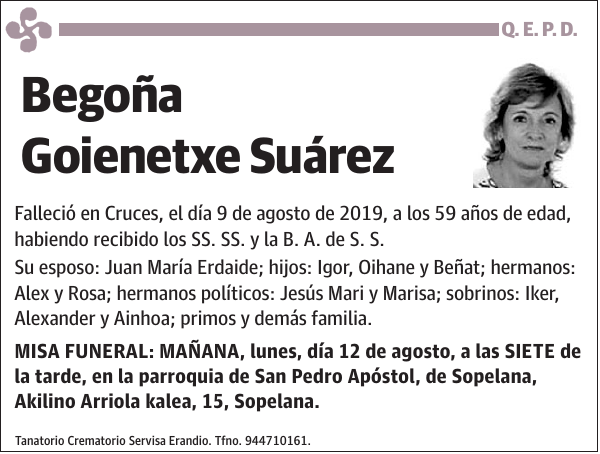 Begoña Goienetxe Suárez