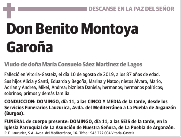 Benito Montoya Garoña