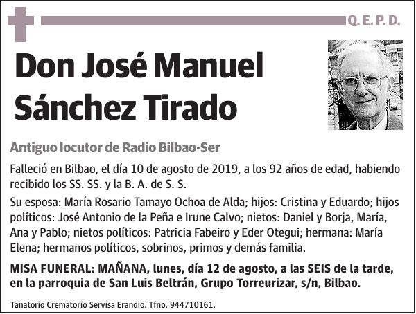 José Manuel Sánchez Tirado