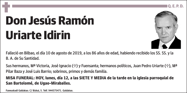 Jesús Ramón Uriarte Idirin