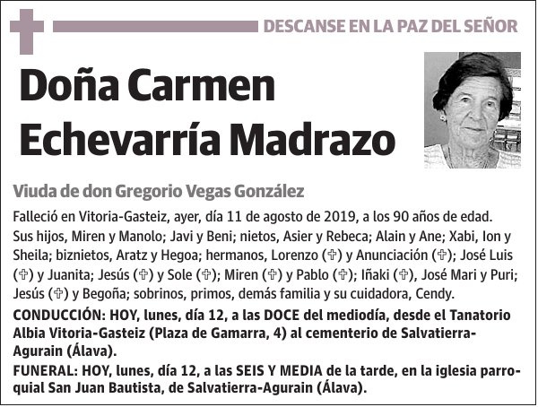 Carmen Echevarría Madrazo