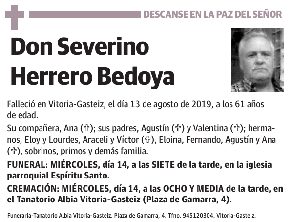 Severino Herrero Bedoya