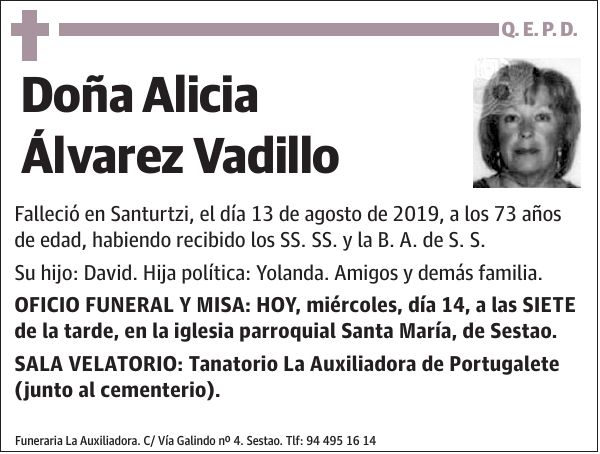 Alicia Álvarez Vadillo