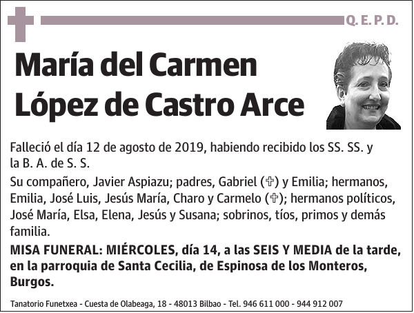 María del Carmen López de Castro Arce