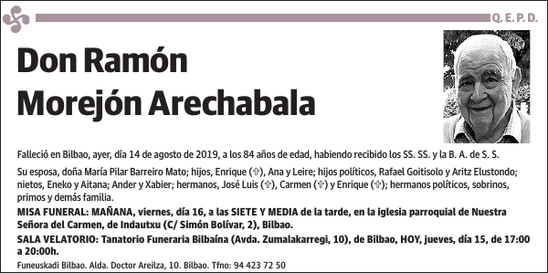 Ramón Morejón Arechabala