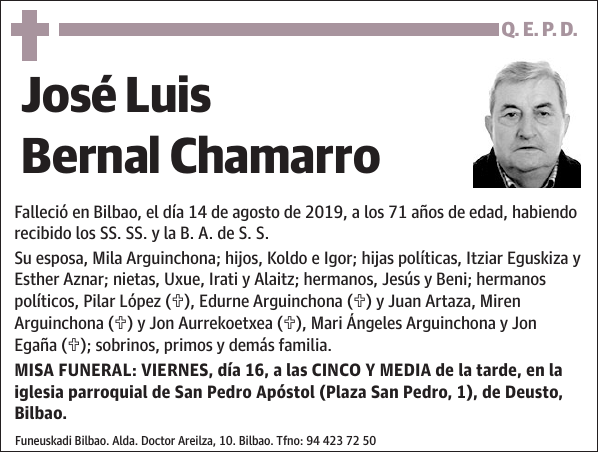 José Luis Bernal Chamarro