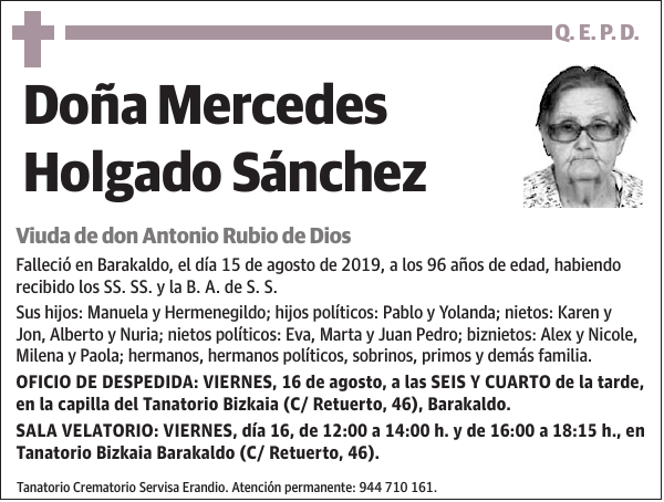 Mercedes Holgado Sánchez