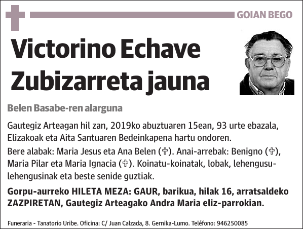 Victorino Echave Zubizarreta