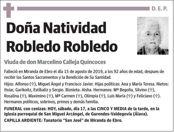 Natividad Robledo Robledo