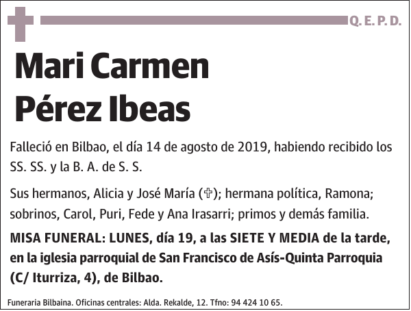 Mari Carmen Pérez Ibeas