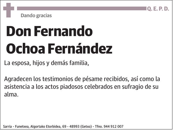 Fernando Ochoa Fernández