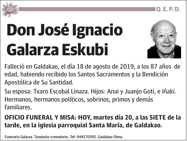 José Ignacio Galarza Eskubi