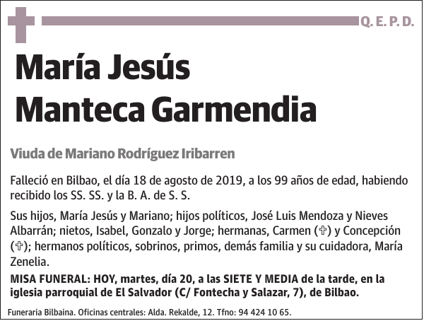 María Jesús Manteca Garmendia