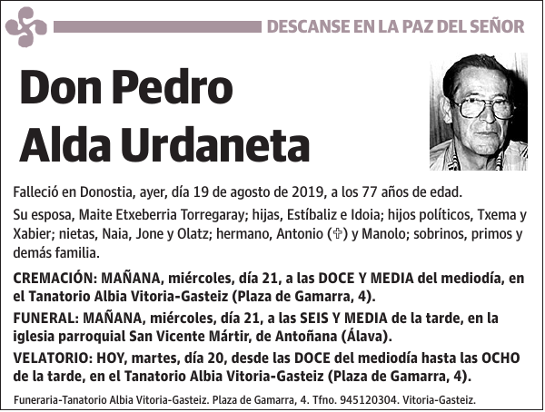 Pedro Alda Urdaneta