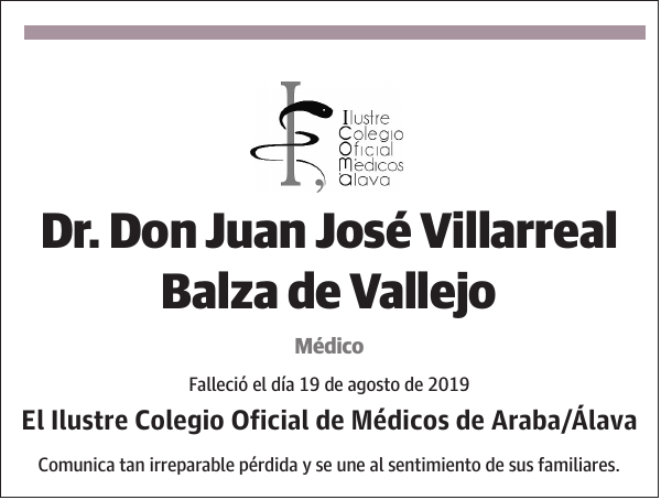 Juan José Villarreal Balza de Vallejo