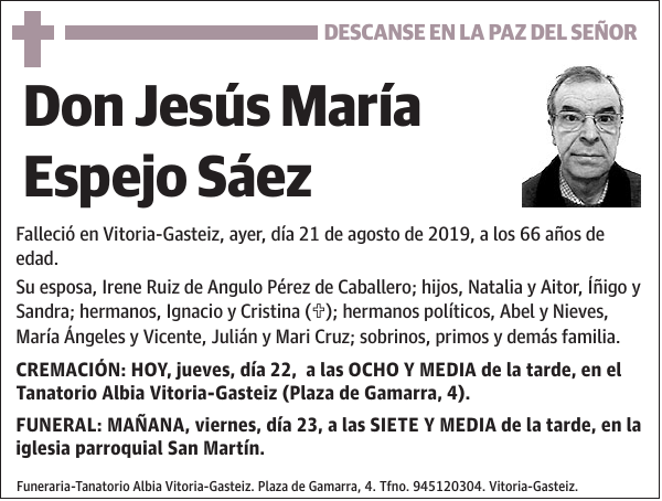 Jesús María Espejo Sáez