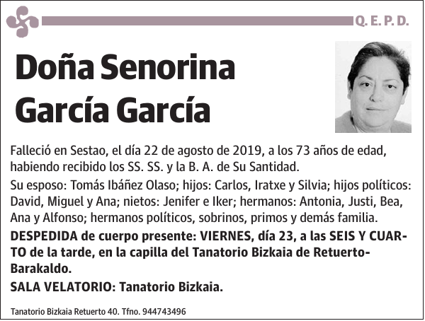 Senorina García García