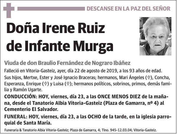 Irene Ruiz de Infante Murga