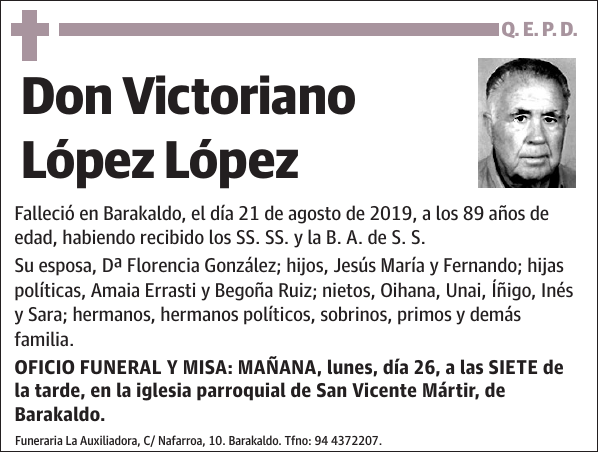 Victoriano López López