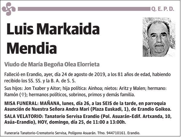 Luis Markaida Mendia