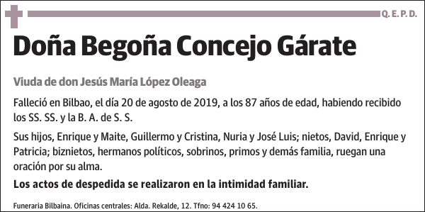 Begoña Concejo Gárate