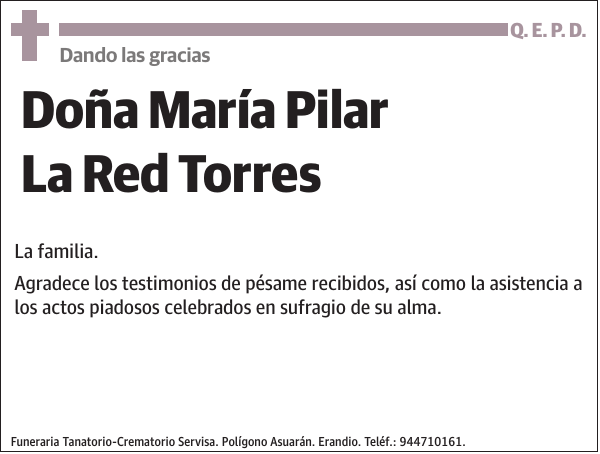 María Pilar La Red Torres