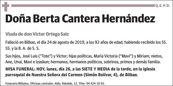 Berta Cantera Hernández