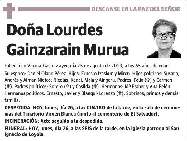 Lourdes Gainzarain Murua