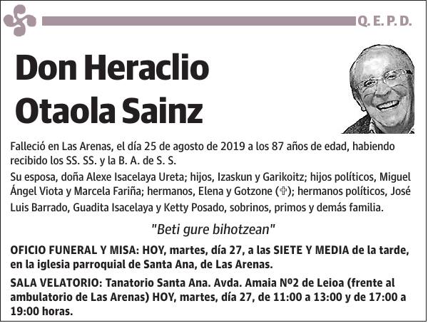 Heraclio Otaola Sainz