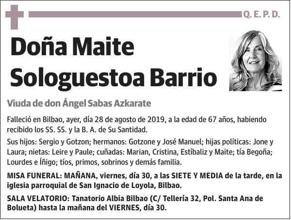 Maite Sologuestoa Barrio