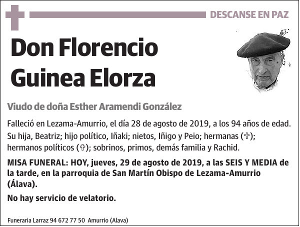 Florencio Guinea Elorza