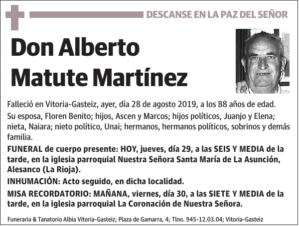 Alberto Matute Martínez