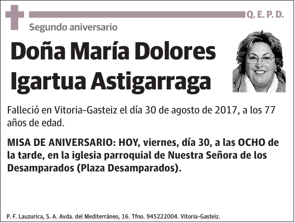 María Dolores Igartua Astigarraga