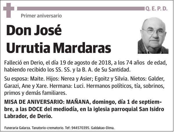 José Urrutia Mardaras