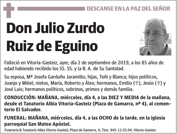 Julio Zurdo Ruiz de Eguino