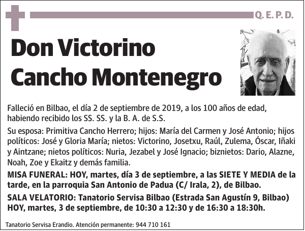 Victorino Cancho Montenegro