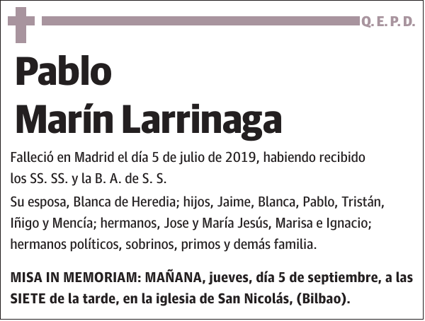 Pablo Marín Larrinaga