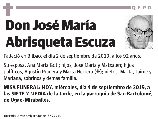 José María Abrisqueta Escuza