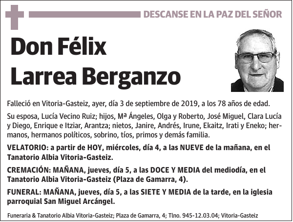 Félix Larrea Berganzo