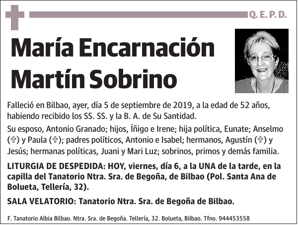 María Encarnación Martín Sobrino