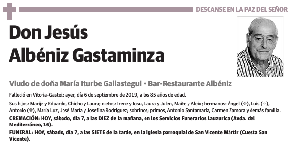 Jesús Albéniz Gastaminza