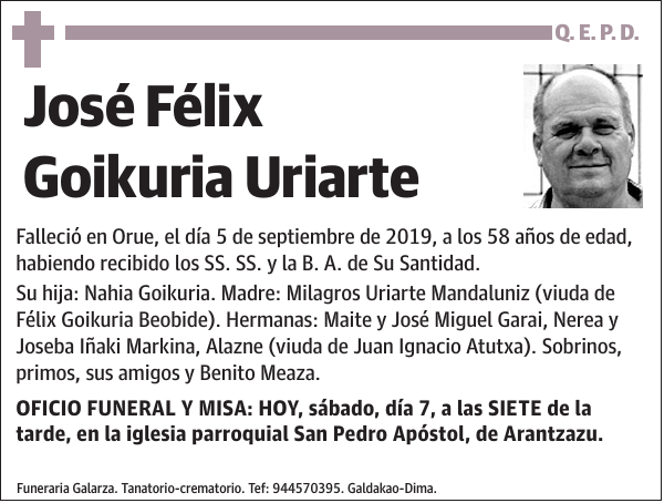 José Félix Goikuria Uriarte