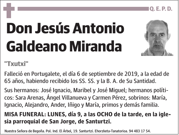 Jesús Antonio Galdeano Miranda