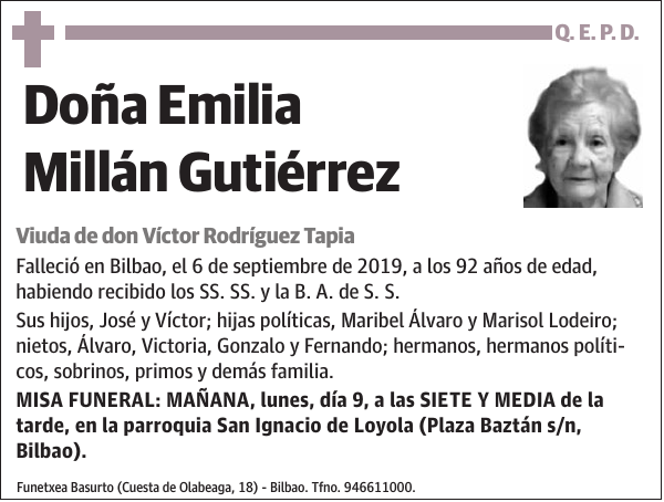 Emilia Millán Gutiérrez