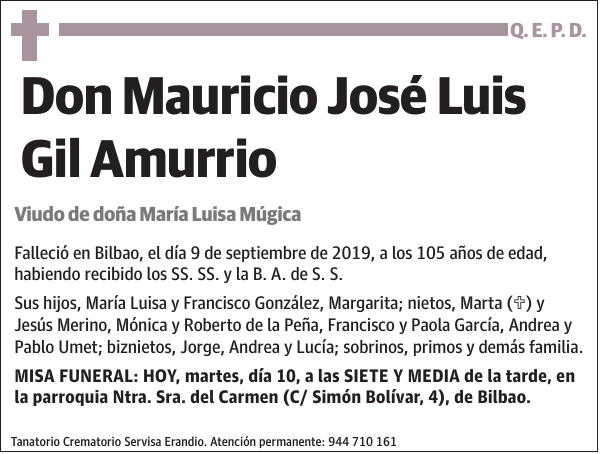 Mauricio José Luis Gil Amurrio